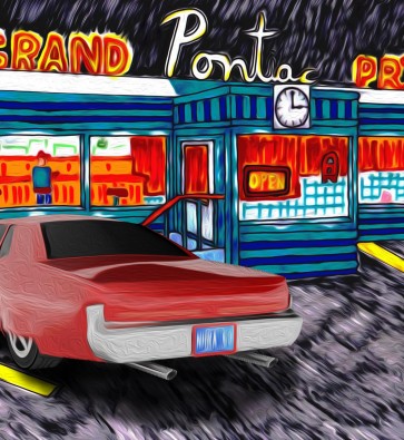 Grand Prix Ad 1 (3D Car/2D Ad)
