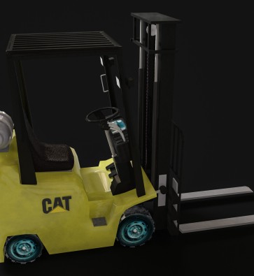 Game-Ready Forklift